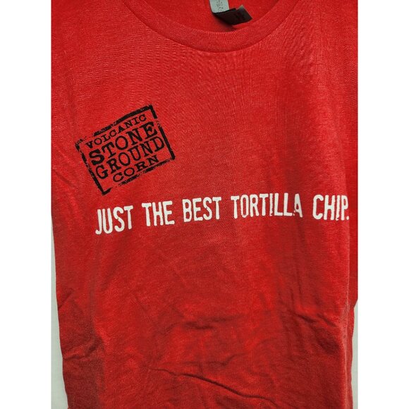 Mi Niña Tortilla Chips Promo T-Shirt Next Level S Red Cotton Blend - Picture 2 of 5